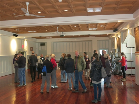 Vancouver Rowing Club ball room in Stanley Park, Vancouver, BC, Canada