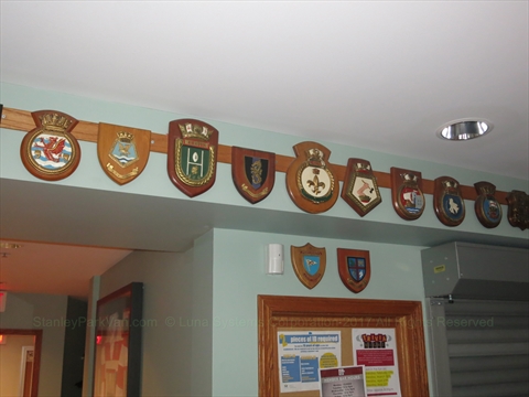 Vancouver Rowing Club plaques in Stanley Park, Vancouver, BC, Canada