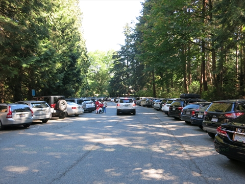 Brockton Oval Parking Lot in Vancouver
