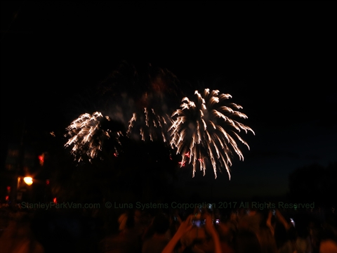 Celebration of Light Fireworks at English Bay, Vancouver, BC, Canada