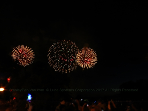 Celebration of Light Fireworks at English Bay, Vancouver, BC, Canada