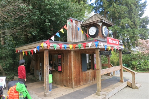 Stanley Park Junction Ticket Booth, Vancouver, BC, Canada