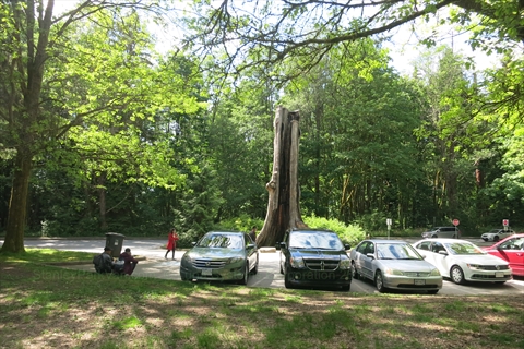 Prospect Point Parking Lot in Vancouver