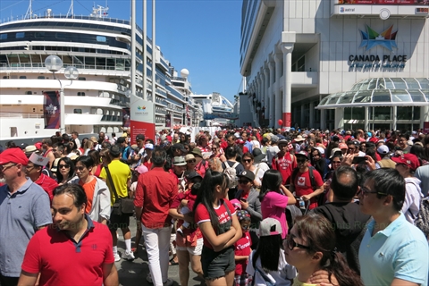 Canada Day Celebrations at Canada Place, Vancouver, BC, Canada
