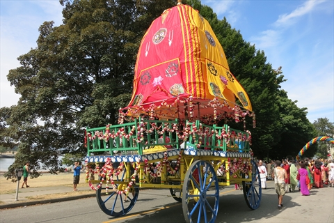 Ratha Yatra Parade in  Vancovuer, Canada