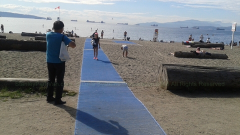 English Bay Beach Accessible Mat