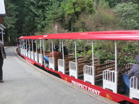 Easter Miniature Train in Stanley Park, Vancouver, BC, Canada