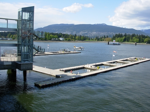 Vancouver Harbour Flight Centre(seaplane terminal) in Coal Harbour, Vancouver, BC, Canada