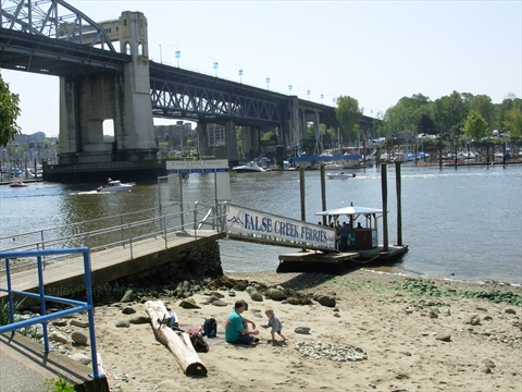 False Creek Ferry at English Bay, Vancouver, BC, Canada