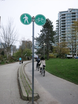 Coal Harbour Seawall, Vancouver, BC, Canada