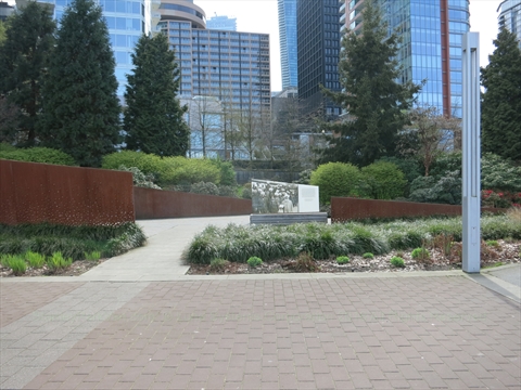 Komagata Maru Monument at Coal Harbour, Vancouver, BC, Canada