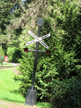 Spring/Summer Miniature Train in Stanley Park, Vancouver, BC, Canada