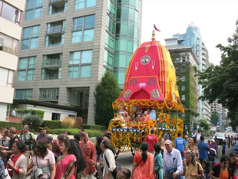 Ratha Yatra Festival in Vancovuer, Canada