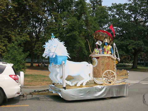 Ratha Yatra Parade in  Vancovuer, Canada