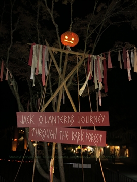 2018 Halloween Ghost Train in Stanley Park, Vancouver, BC, Canada