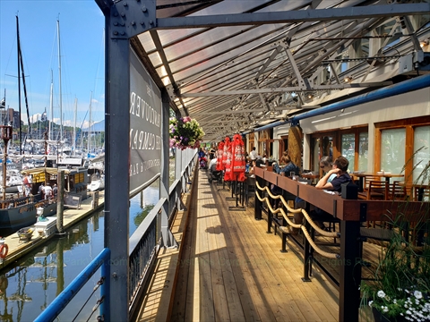 Vancouver Fish Company restaurant on Granville Island, Vancouver, BC, Canada