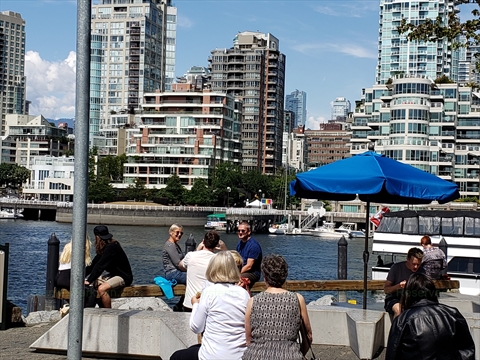 Granville Island in False Creek, Vancouver, BC, Canada