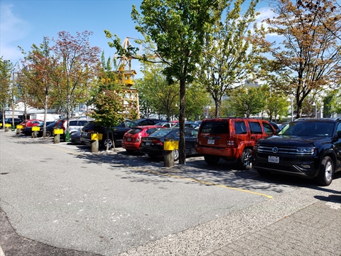 Granville Island Parking, Vancouver, BC, Canada