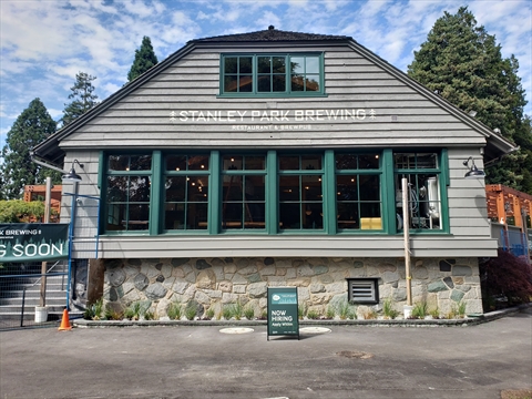 Stanley Park Brewing Company Restaurant and Brewery in Stanley Park, Vancouver, BC, Canada