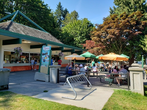 Lumbermens Arch Concession in Stanley Park, Vancouver, BC, Canada
