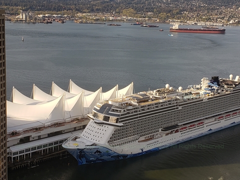 Canada Place in Coal Harbour, Vancouver, BC, Canada