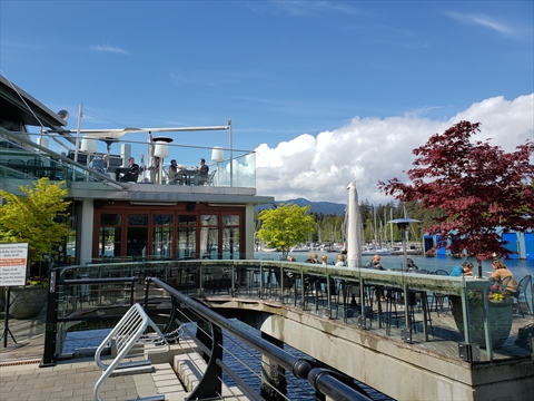 Lift Bar Grill View at Coal Harbour, Vancouver, BC, Canada