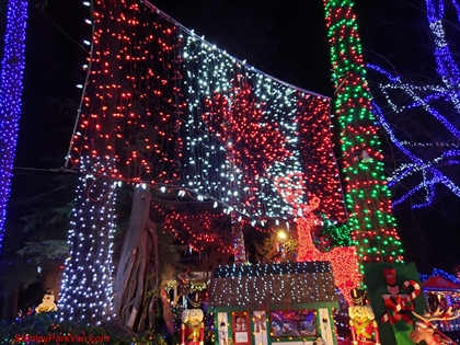 Bright Nights Christmas Lights in Stanley Park, Vancouver, BC, Canada