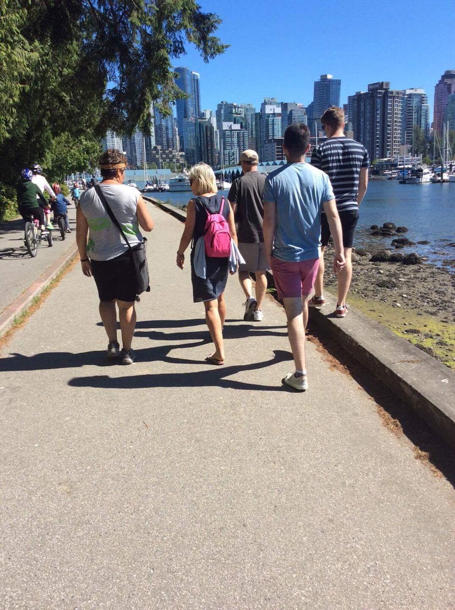 Walking in Stanley Park, Vancouver, BC, Canada