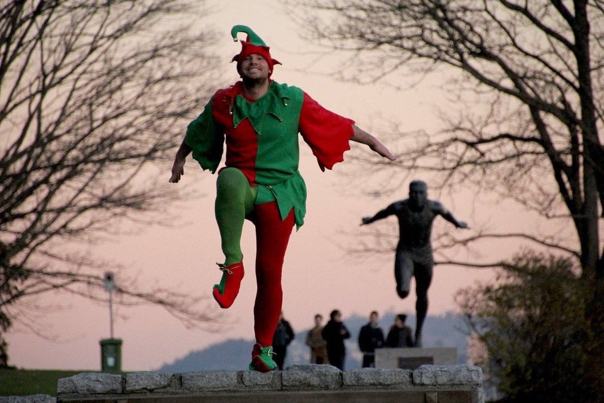 Big Elf run in Stanley Park, Vancouver, BC, Canada