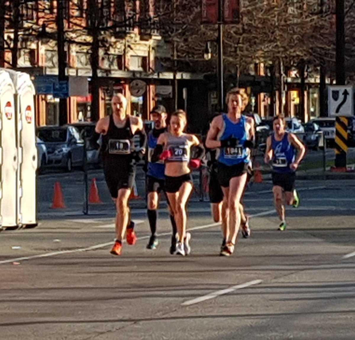 First Half Marathon in Stanley Park, Vancouver, BC, Canada