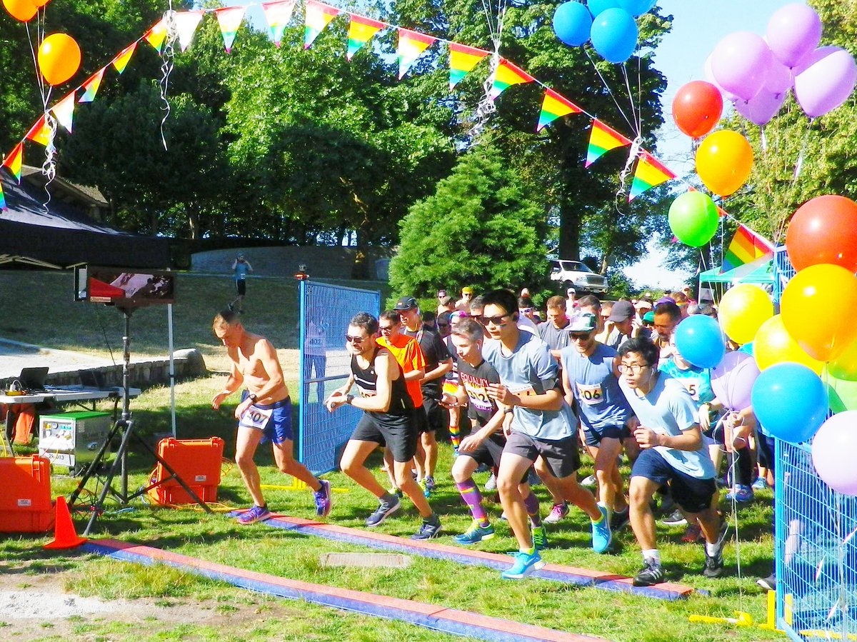 Summerfast run in Stanley Park, Vancouver, BC, Canada