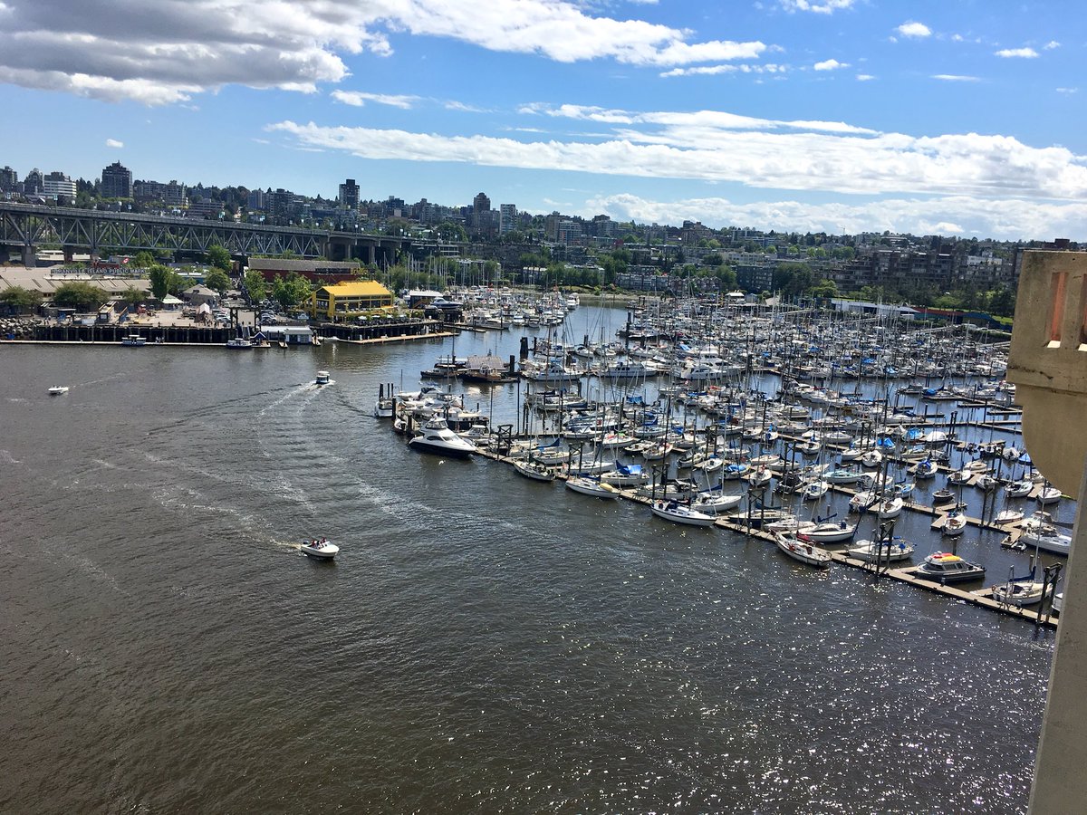 Granville Island in False Creek, Vancouver, BC, Canada