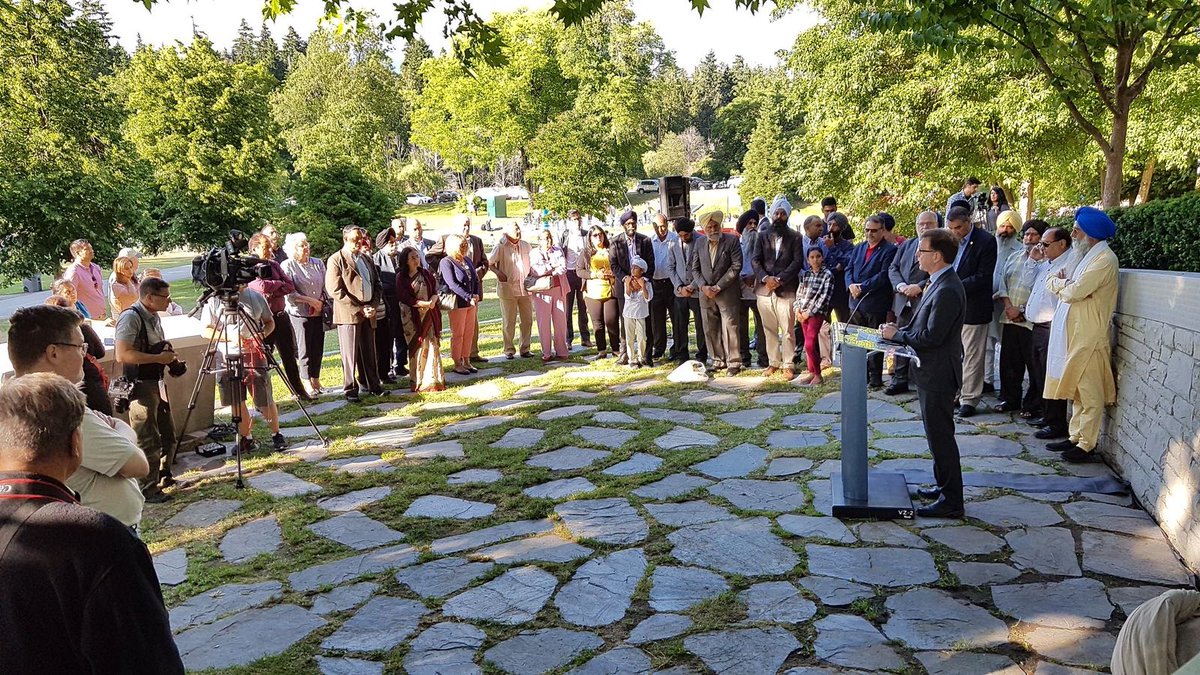 Air India Memorial service in Stanley Park, Vancouver, BC, Canada