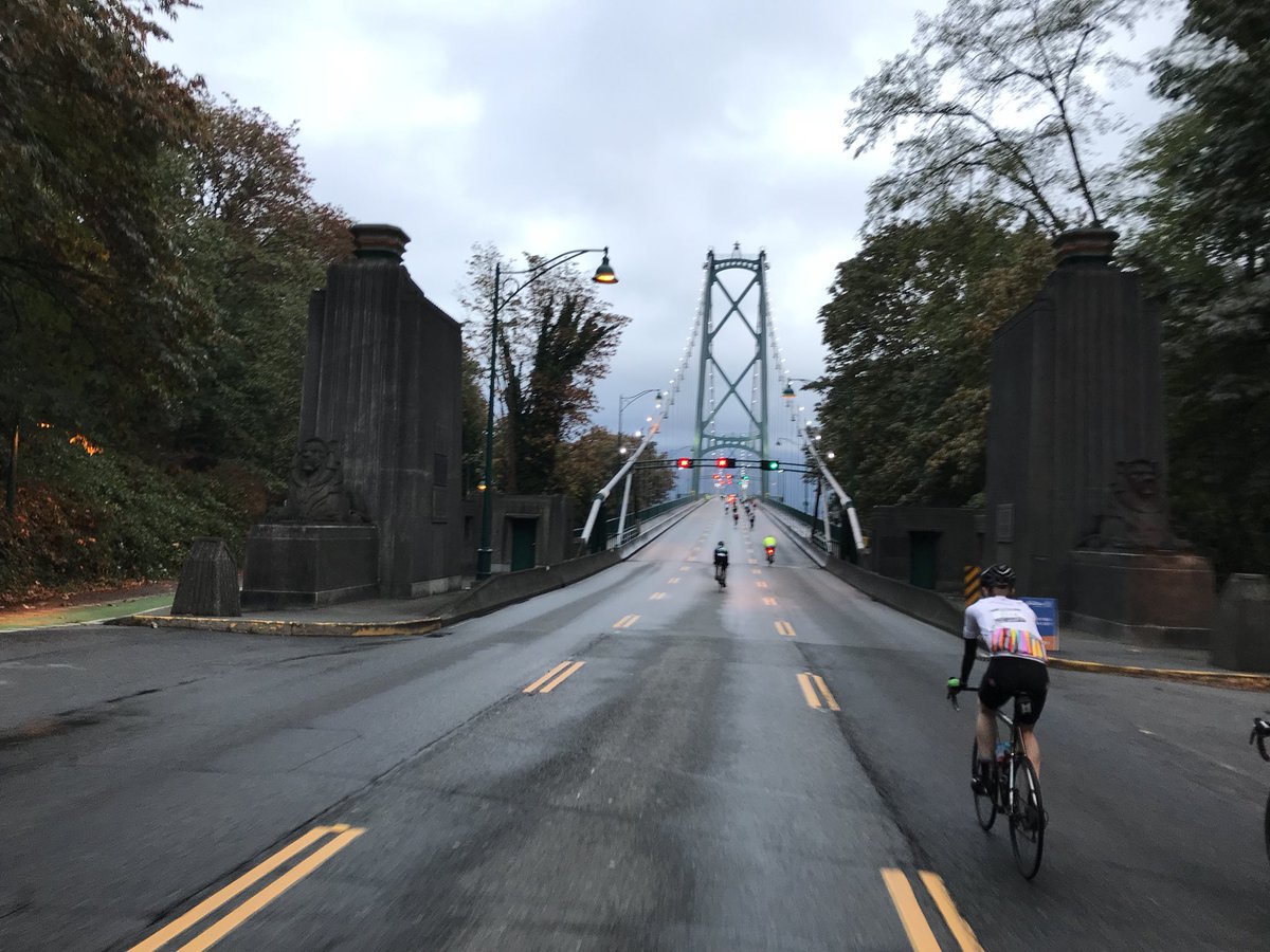 RBC Gran Fondo Whistler in Stanley Park, Vancouver, BC, Canada