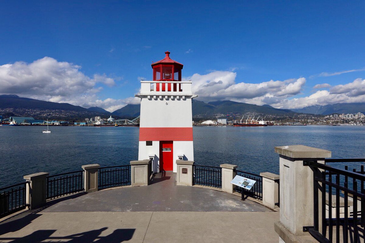 Brockton Point Lighthouse in Stanley Park, Vancouver, BC, Canada