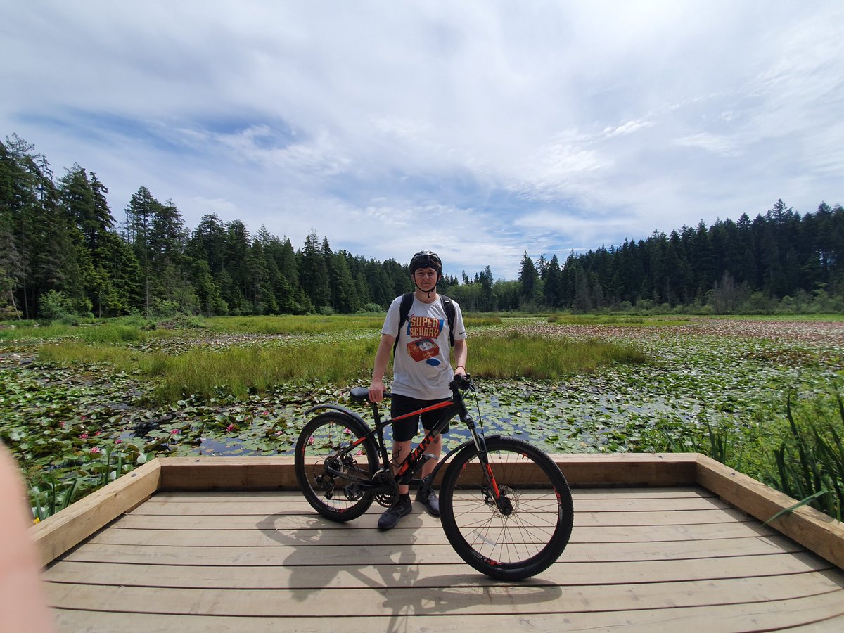 Beaver Lake in Stanley Park, Vancouver, BC, Canada