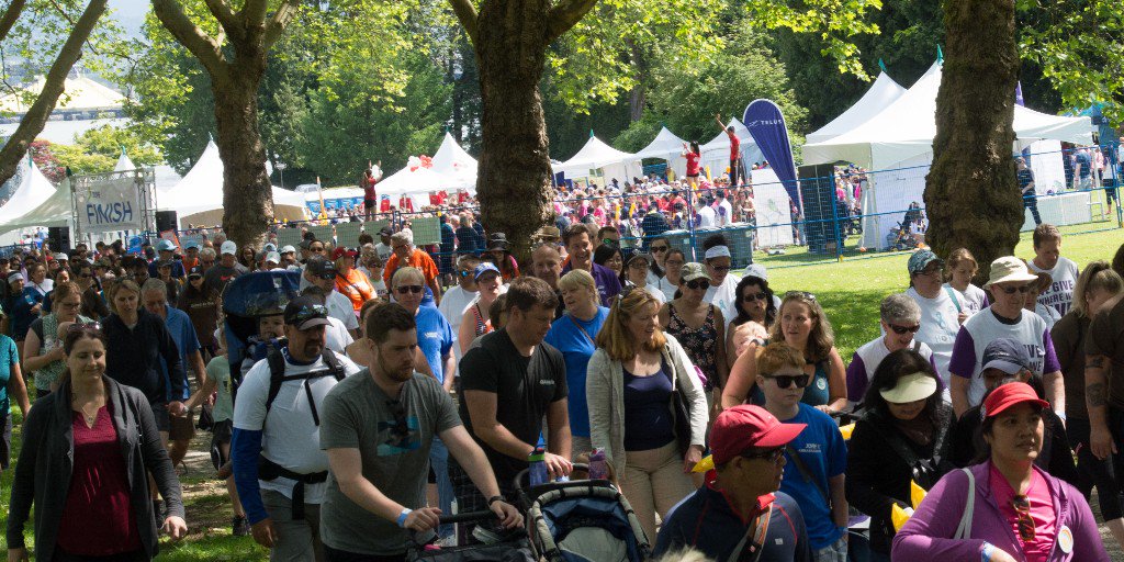 JDRF Walk to Cure Diabetes in Stanley Park, Vancouver, BC, Canada