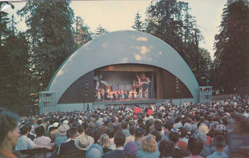 Annual Theatre Under the Stars performance at Malkin Bowl in Stanley Park, Vancouver, BC, Canada