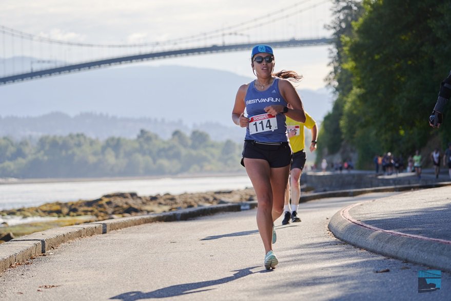 Running in Stanley Park