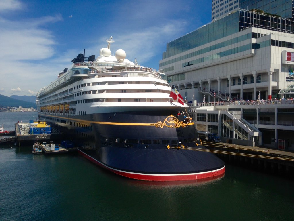 Cruise Ship at Canada Place in Vancouver, BC, Canada