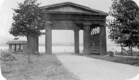 Lumbermens Arch in Stanley Park, Vancouver, BC, Canada