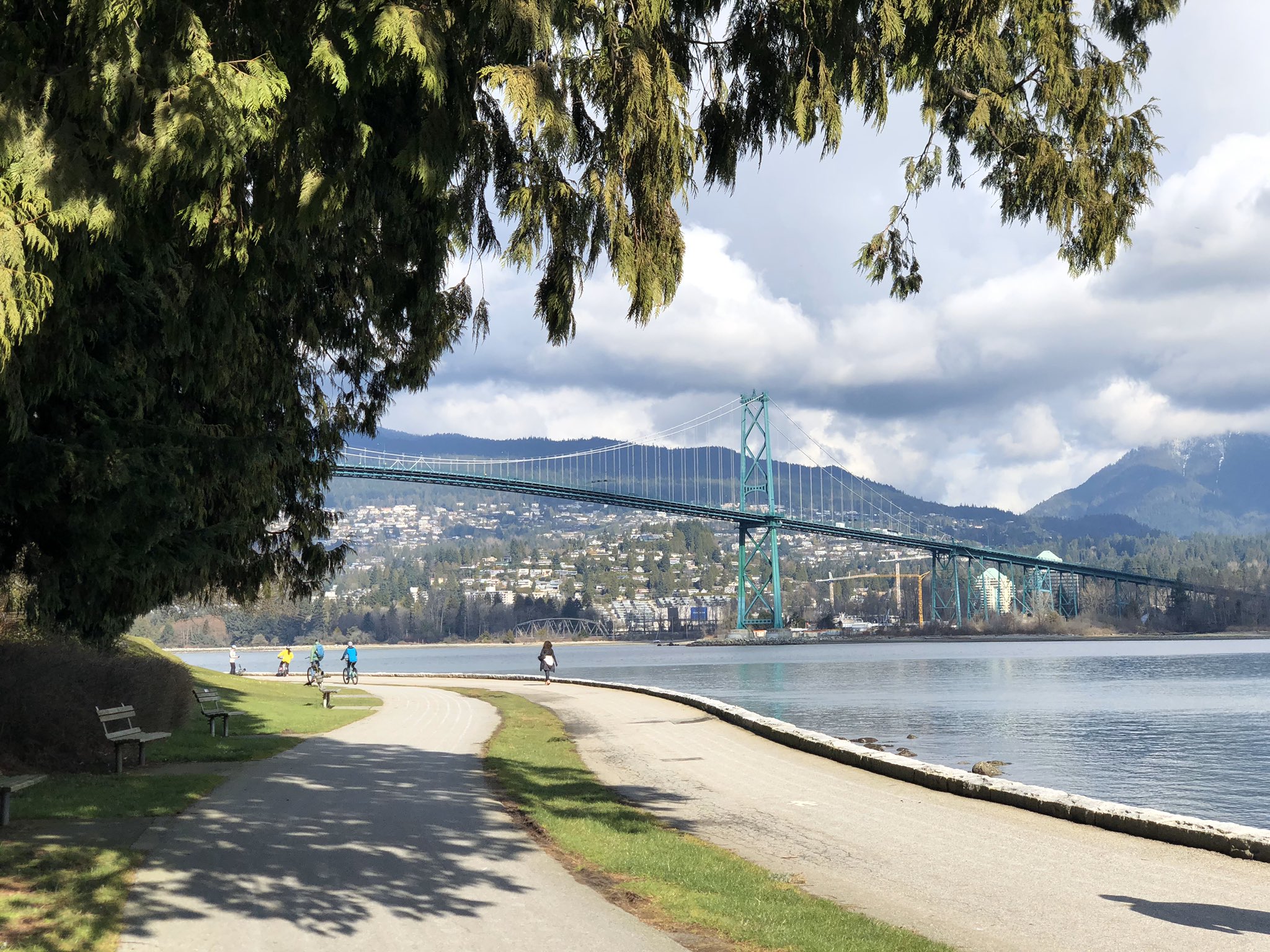 Stanley Park seawall, Vancouver, BC, Canada