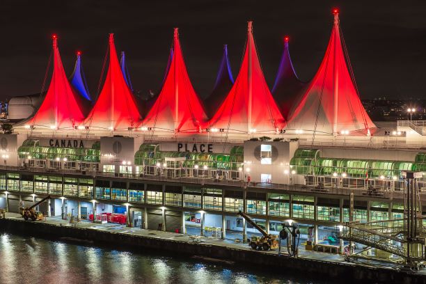 Christmas at Canada Place, Vancouver, BC, Canada