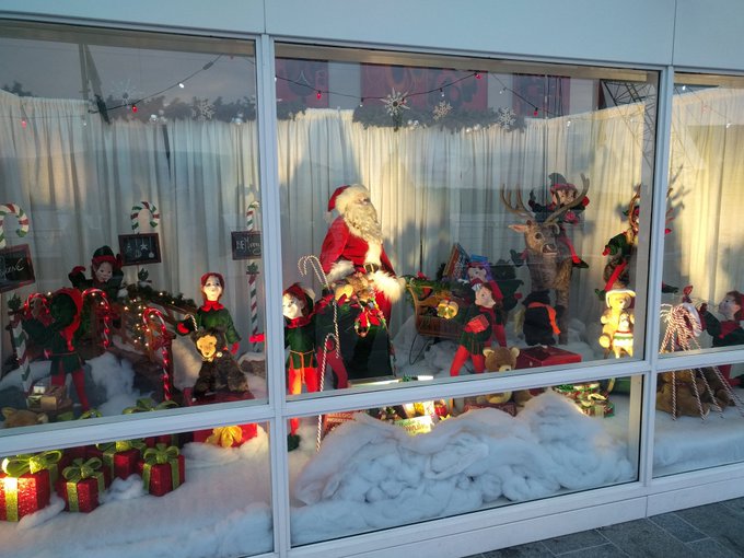 Woodwards Christmas Window Display at Canada Place, Vancouver, BC, Canada