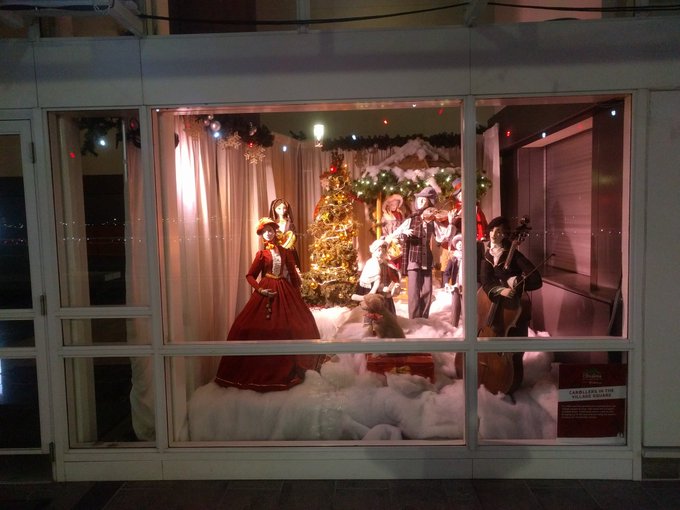 Woodwards Christmas Window Display at Canada Place, Vancouver, BC, Canada