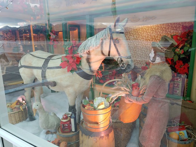 Woodwards Christmas Window Display at Canada Place, Vancouver, BC, Canada