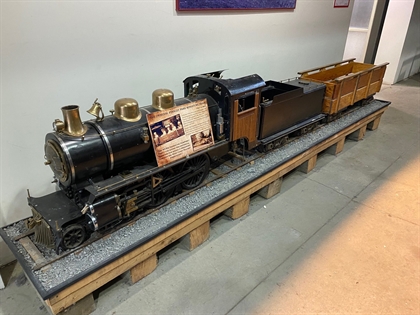 Original Stanley Park train in Stanley Park, Vancouver, BC, Canada