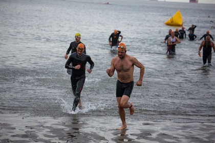 Vancouver Triathlon in Stanley Park, Vancouver, BC, Canada