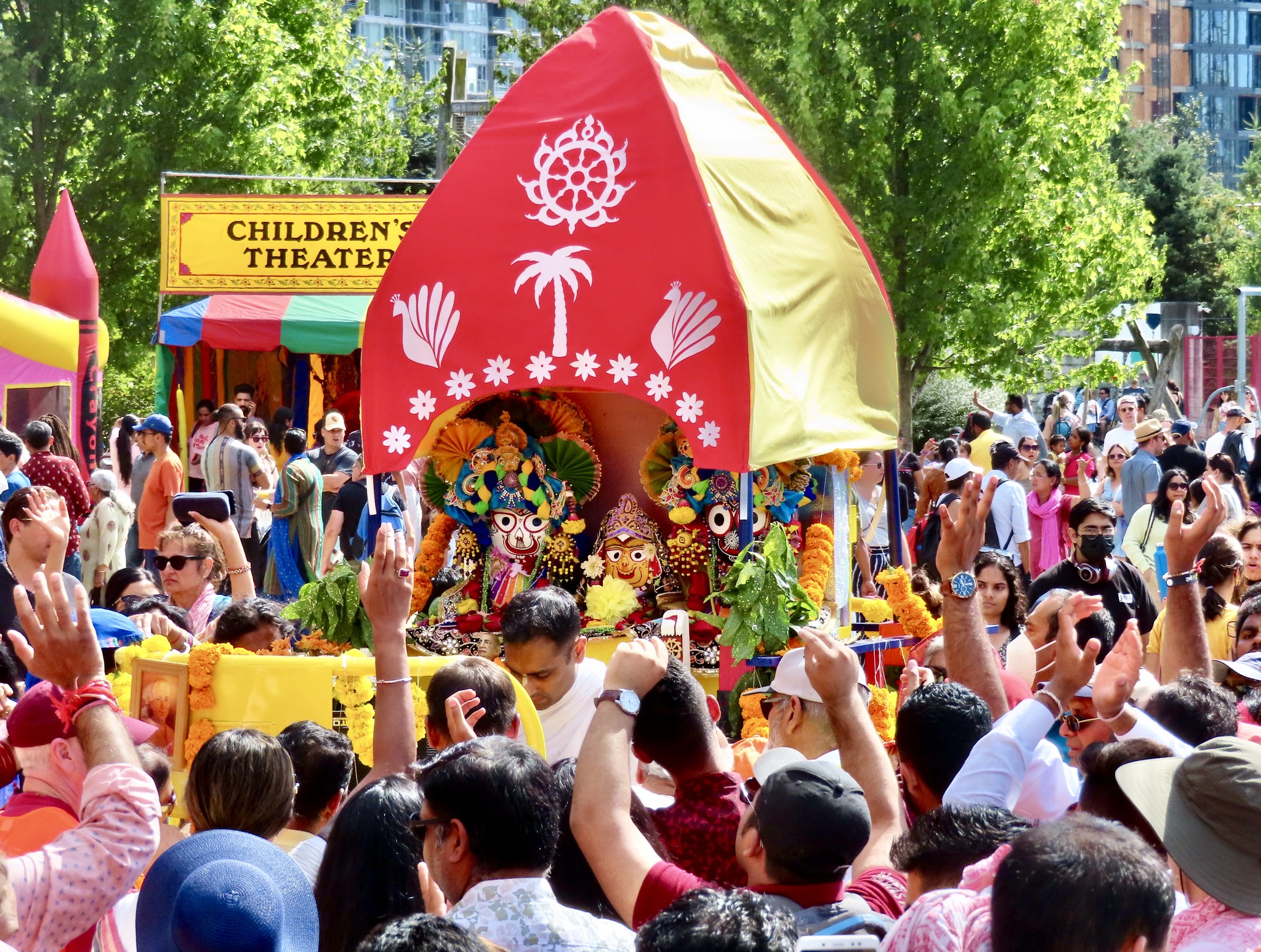 Ratha Yatra Parade in  Vancovuer, Canada