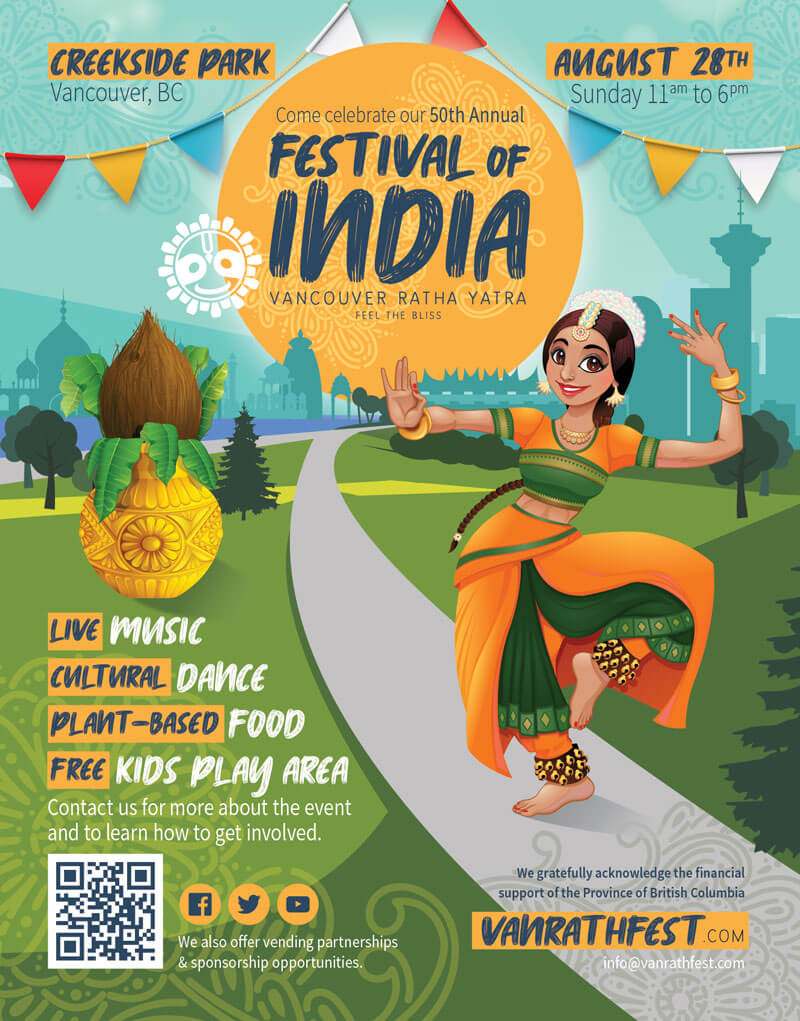 Ratha Yatra Festival Day 2 in Vancouver, Canada